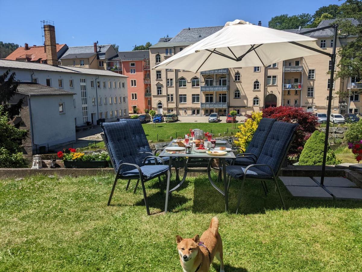 Familienwohnung für 3 mit Sauna, Pool&Terrasse - Famzi Sebnitz Exterior foto